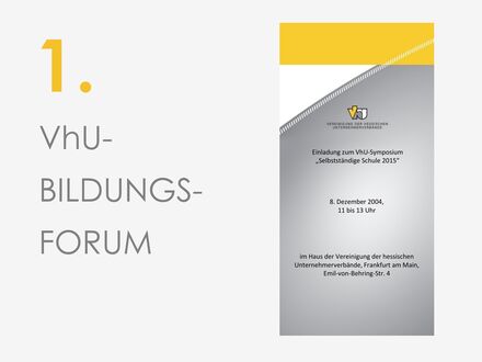 1. VhU-Bildungsforum