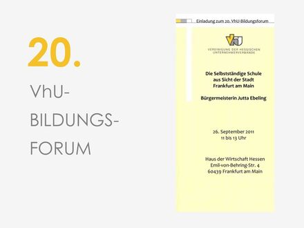20. VhU-Bildungsforum