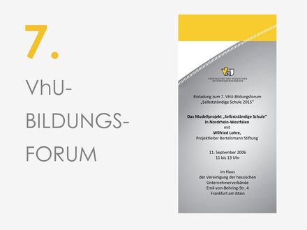 7. VhU-Bildungsforum