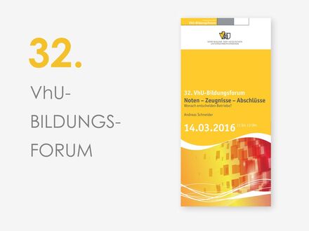 32. VhU-Bildungsforum