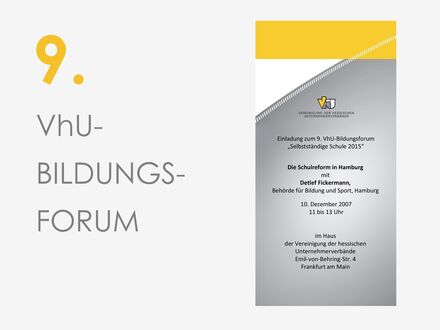 9. VhU-Bildungsforum