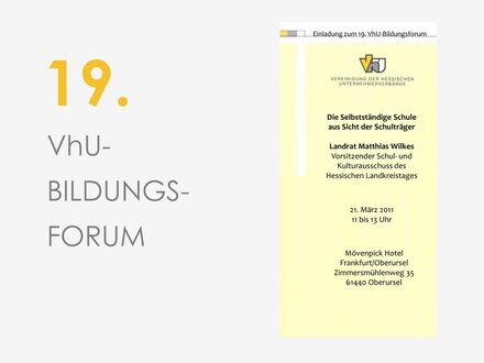 19. VhU-Bildungsforum