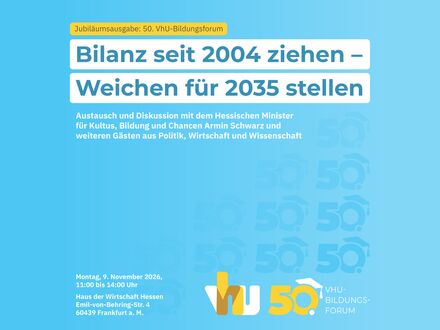 50. VhU-Bildungsforum